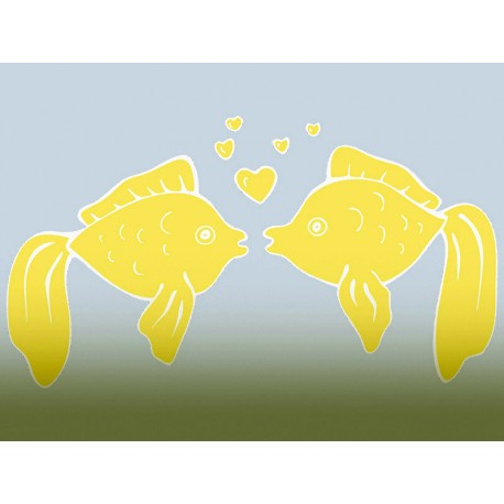 Наклейка "Золотые рыбки" комплект
