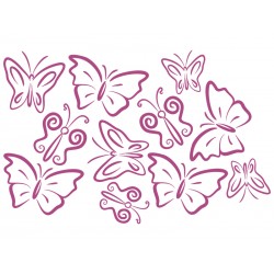 Наклейка "Метелик" колір на вибір