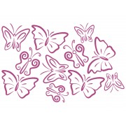 Наклейка "Бабочка" цвет на выбор