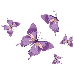 Наклейка "Метелики" комплект