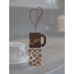 Наклейка "Coffee" комплект