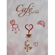 Наклейка "Cafe" комплект