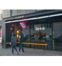 Наклейка "Я люблю каву"