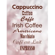 Наклейка "Кофе" цвет на выбор