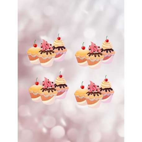 Наклейка "Cupcakes" комплект