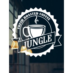 Наклейка "Coffee Jungle" 