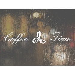 Наклейка "Час пити каву" колір на вибір