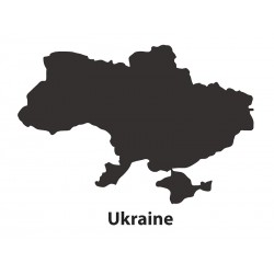 Наклейка "Ukraine" колір на вибір