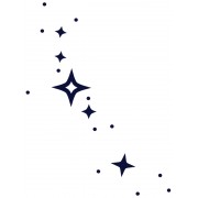 Наклейка "Звезды" цвет на выбор