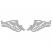Наклейка "Крила ангела" колір на вибір