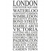 Наклейка "London" цвет на выбор