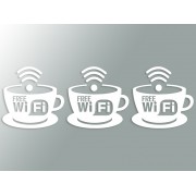 Наклейка "Wi Fi" комплект, цвет на выбор