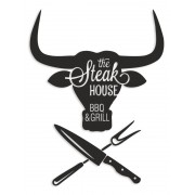 Наклейка "Steak house" колір на вибір