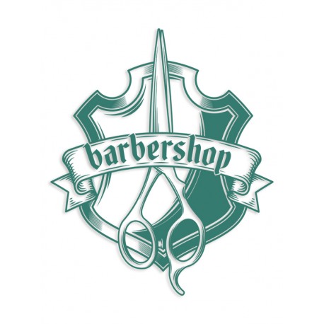 Наклейка "Barbershop" колір на вибір