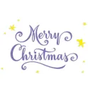 Наклейка "Merry Christmas" комплект Наклейка "Merry Christmas" комплект