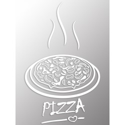 Наклейка "Pizza" цвет на выбор