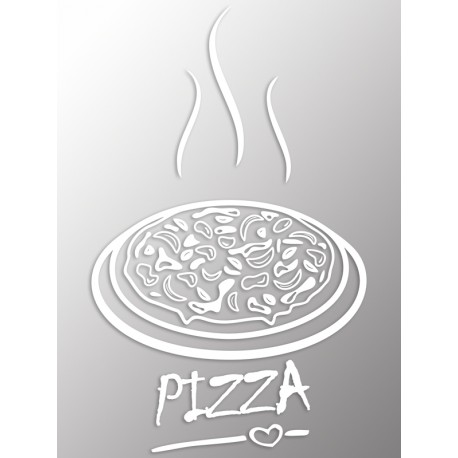 Наклейка "Pizza" цвет на выбор