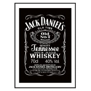 Постер в рамке "Jack Daniels"