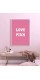 Постер в рамке "Love pink"