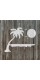 Трафарет "Тропічний пляж"