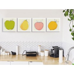 Серия постеров в рамках "Fruit Art"