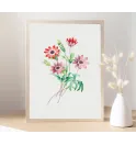 Постер в рамке "Flowers. Botany" Постер в рамке "Flowers. Botany"