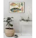Постер в рамці "Fish. Botanical"