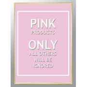 Постер в рамке "Pink"