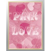 Постер в рамке "Pink love"