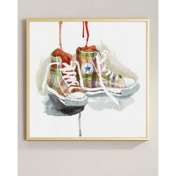Постер в рамке "Sneakers Art" 