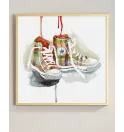 Постер в рамке "Sneakers Art" Постер в рамке "Sneakers Art"