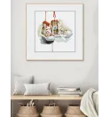 Постер в рамке "Sneakers Art" Постер в рамке "Sneakers Art"