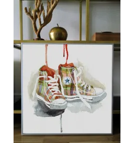 Постер в рамці "Sneakers Art"