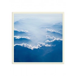 Постер в рамці "Білі хмари"