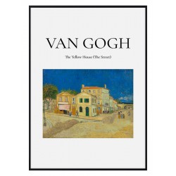 Постер в рамке "Желтый дом. Винсент ван Гог"