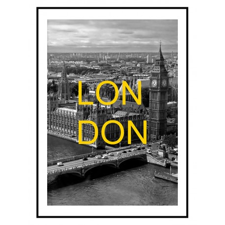 Постер в раме "Лондон"