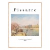 Постер в рамці "Лувр, зимове сонце. Каміль Піссарро. 1901"