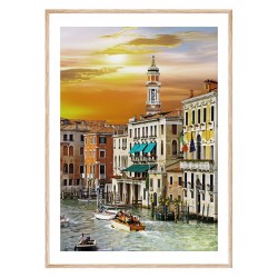 Постер в рамке "Красочная Венеция"
