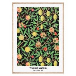 Постер в рамке "Персики и лимоны. Уильям Моррис"