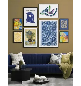 Постер в рамке "Flowers Art"