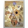 Постер в рамці "Етруська ваза з квітами. Оділон Редон. 1910"