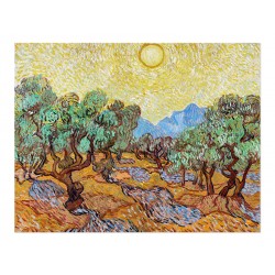 Репродукция "Оливковые деревья. Винсент ван Гог. 1889"