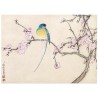 Репродукция "Птица с цветущей сливой. Чжан Жоай. 18-ый век"