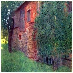 Репродукция "Сельский дом в Каммере-на-Аттерзее. Густав Климт. 1901"
