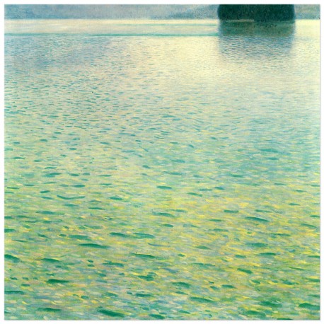 Репродукция "На озере Аттерзее. Густав Климт. 1902"