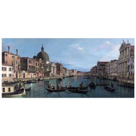 Репродукція "Венеція. Великий канал. Симеона Пікколо. 1740"