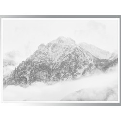 Постер в рамці "Гірська вершина взимку"