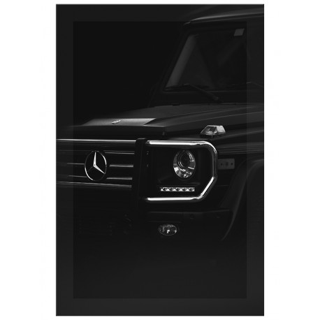 Постер на склі "Mercedes-Benz"