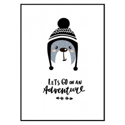 Постер в рамке "Adventure"