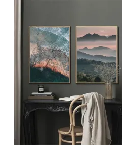 Постер в рамке "Foggy morning"